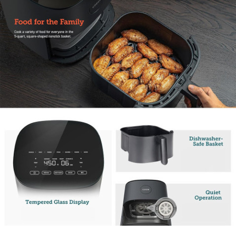 cosori-air-fryer-pro-le-5-qt-for-quick-and-easy-meals-big-2